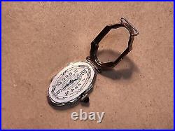 Ladies 14K Gold Cased Art Deco Swiss Watch With Wire Lugs For Parts/Repairs