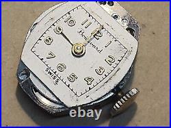 Ladies 14K White Gold Cased Boulevard Watch For Parts/Repairs 3.6 Grams