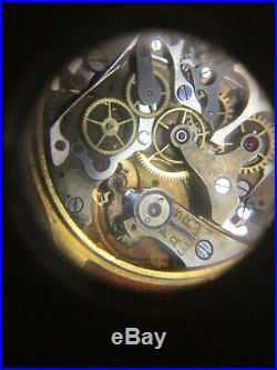 Landon 39 Part Chronograph Movement Part Case Crystal For Spares Or Repair