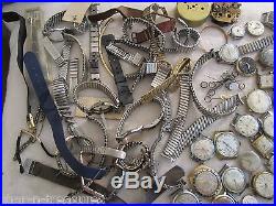 Large Lot of Mixed Watch Parts for Repair Projects 3 1/2 Pounds