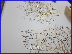Large Lot of Vintage Watch Parts Watch Hands part repair
