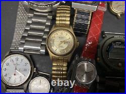 Large Watch Lot, Vintage And Modern, parts and repair. Lot#6