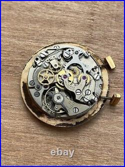 Lemania 1270 Movement Chronograph Not Working For Parts Repair