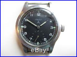 Lemania military cal. 27A WWII gents watch for parts or repair