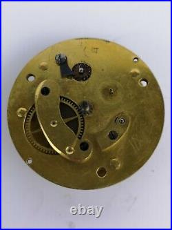 London Maker Verge Pocket Watch Movement for Repair Diamond Stone (J63)