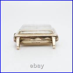 Longines 10K Yellow Gold Filled Cal 370 Tank Manual Watch 25 x 41mm Parts Repair