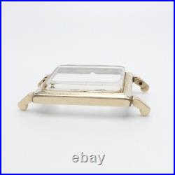 Longines 10K Yellow Gold Filled Cal 370 Tank Manual Watch 25 x 41mm Parts Repair