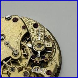 Longines 13.56 Watch Movement Antique Swiss Manual Wind Parts Repair 30.3mm