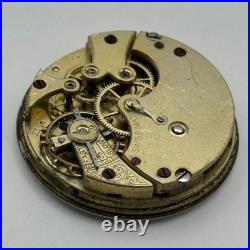 Longines 13.56 Watch Movement Antique Swiss Manual Wind Parts Repair 30.3mm