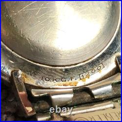 Longines Admiral Men 10K Gold Filled Mechanical Wind Watch Parts Or Repair Only