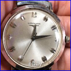 Longines Admiral Men 10K Gold Filled Mechanical Wind Watch Parts Or Repair Only