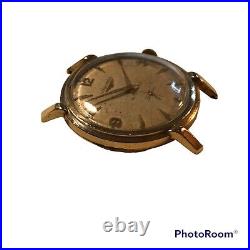 Longines Cal. 19A Automatic 10K Gold Filled 33.80mm Watch For Parts Repair / 1x5