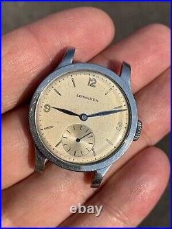 Longines Calatrava Cal 12.68Z Not Working For Parts Repair Vintage Watch