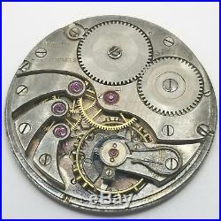 Longines Grade 18.79 ABC Pocket Watch Movement 12s 17j parts repair F2810