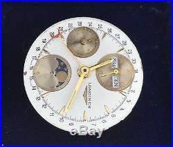 Longines Movement Chronograph Valjoux 7751 Not Working For Parts Repair