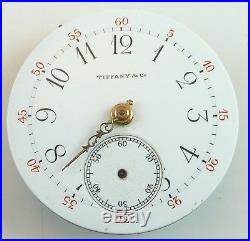 Longines Tiffany & Co. Pocket Watch Movement Fully-Jeweled Parts / Repair