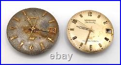 Longines Ultra Chron 17 Jewels Automatic Cal 431 Movement Set of 2 Parts Repair