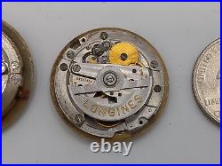 Longines Ultra Chron 17 Jewels Automatic Cal 431 Movement Set of 2 Parts Repair