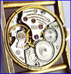 Longines Watch Cal 19.4, 14K GF Repair or Parts Longines Watch Cal 19.4, 14K GF Repair or Parts