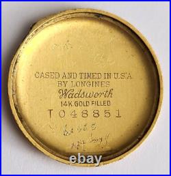 Longines Watch Cal 19.4, 14K GF Repair or Parts Longines Watch Cal 19.4, 14K GF Repair or Parts