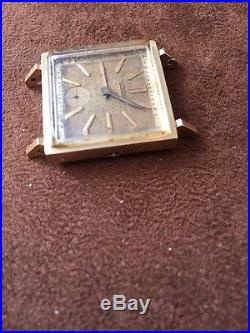 LonginesCal. 23Z 17J14k Gold Mens Watch For Parts Or Repair, D&A Case