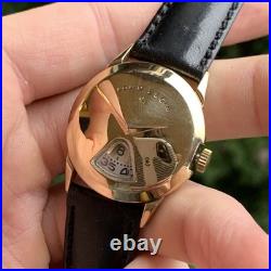 Lord Elgin Chevron 14K Gold Filled Wristwatch for PARTS / REPAIR