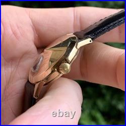 Lord Elgin Chevron 14K Gold Filled Wristwatch for PARTS / REPAIR