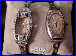 Lot 10 Vintage Ladies Wristwatches ART DECO Goldfilled, RGP Parts and Repair