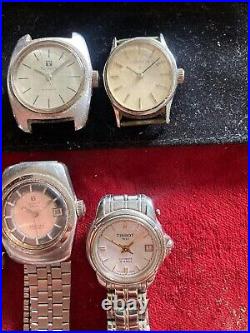 Lot 10 X Vintage Tissot Ladies Automatic & Mech. Repair Or Parts Some Working