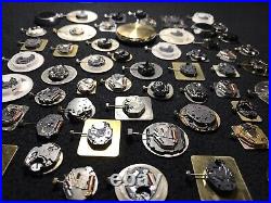 Lot 57 Watch Movements & Dials Faces For Parts / Repair / Crafting / Artwork