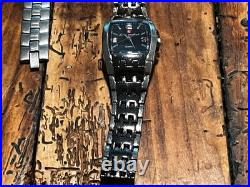 Lot 8 Mens Watches Parts Repair Sweda Seiko Columbia Kors Georgia Power