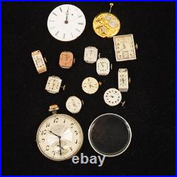 Lot Of 13 Vintage Mechanical Watch Movements for Parts/Repair- Free Shipping USA Lot Of 13 Vintage Mechanical Watch Movements for Parts/Repair- Free Shipping USA