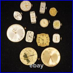 Lot Of 13 Vintage Mechanical Watch Movements for Parts/Repair- Free Shipping USA Lot Of 13 Vintage Mechanical Watch Movements for Parts/Repair- Free Shipping USA