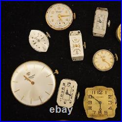 Lot Of 13 Vintage Mechanical Watch Movements for Parts/Repair- Free Shipping USA Lot Of 13 Vintage Mechanical Watch Movements for Parts/Repair- Free Shipping USA