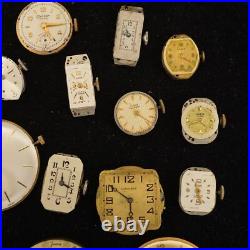Lot Of 13 Vintage Mechanical Watch Movements for Parts/Repair- Free Shipping USA Lot Of 13 Vintage Mechanical Watch Movements for Parts/Repair- Free Shipping USA