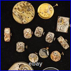 Lot Of 13 Vintage Mechanical Watch Movements for Parts/Repair- Free Shipping USA Lot Of 13 Vintage Mechanical Watch Movements for Parts/Repair- Free Shipping USA