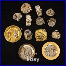 Lot Of 13 Vintage Mechanical Watch Movements for Parts/Repair- Free Shipping USA Lot Of 13 Vintage Mechanical Watch Movements for Parts/Repair- Free Shipping USA