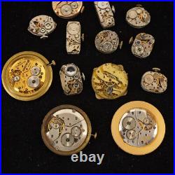 Lot Of 13 Vintage Mechanical Watch Movements for Parts/Repair- Free Shipping USA Lot Of 13 Vintage Mechanical Watch Movements for Parts/Repair- Free Shipping USA