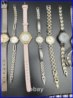 Lot Of 17 Vintage & Modern Watch Lot for Parts or Repair