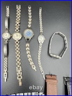 Lot Of 17 Vintage & Modern Watch Lot for Parts or Repair