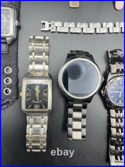 Lot Of 17 Vintage & Modern Watch Lot for Parts or Repair