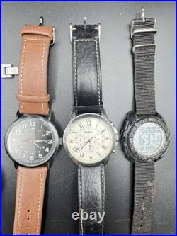 Lot Of 17 Vintage & Modern Watch Lot for Parts or Repair