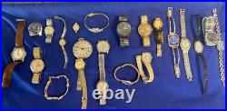 Lot Of 21 Various Watches PARTS/REPAIR
