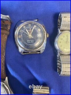 Lot Of 21 Various Watches PARTS/REPAIR