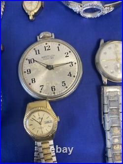 Lot Of 21 Various Watches PARTS/REPAIR