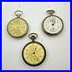 Lot Of 3 Lip & Others Pocket Watch Open Face Chronographs Repair/parts