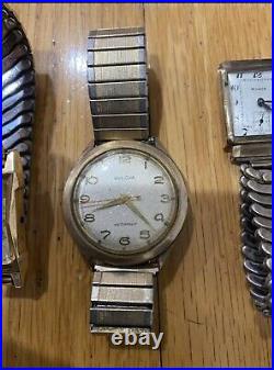 Lot Of 3 Vintage Watches Untested For Parts Or Repair. Bulova