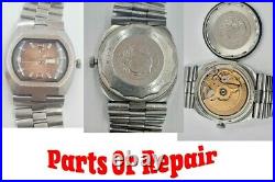 Lot Of 3 Watches Enicar Automatic Wrist Swiss Made Men's Parts Or Repair