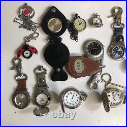 Lot Of 40 Assorted Pocket Watches Untested Vintage New Parts Repair Good