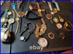 Lot Of 50 Plus Watches For Repairs Or Parts